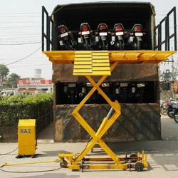 Commercial Heavy Duty Two Wheeler Unloading Ramp